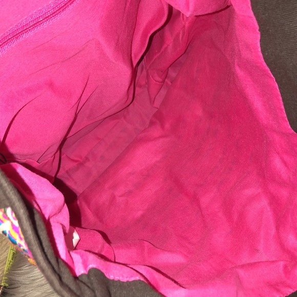 Fabric Tote-Boho Chic-16x16x4-Brightly Colored-EUC - Picture 15 of 16